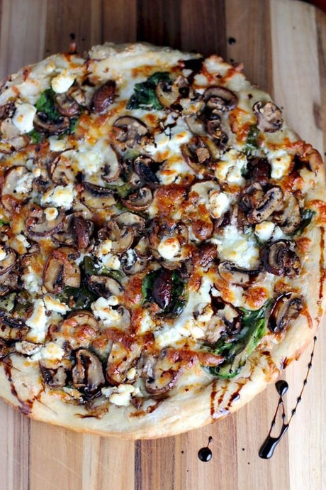 Balsamic Mushroom & Goat Cheese Pizza