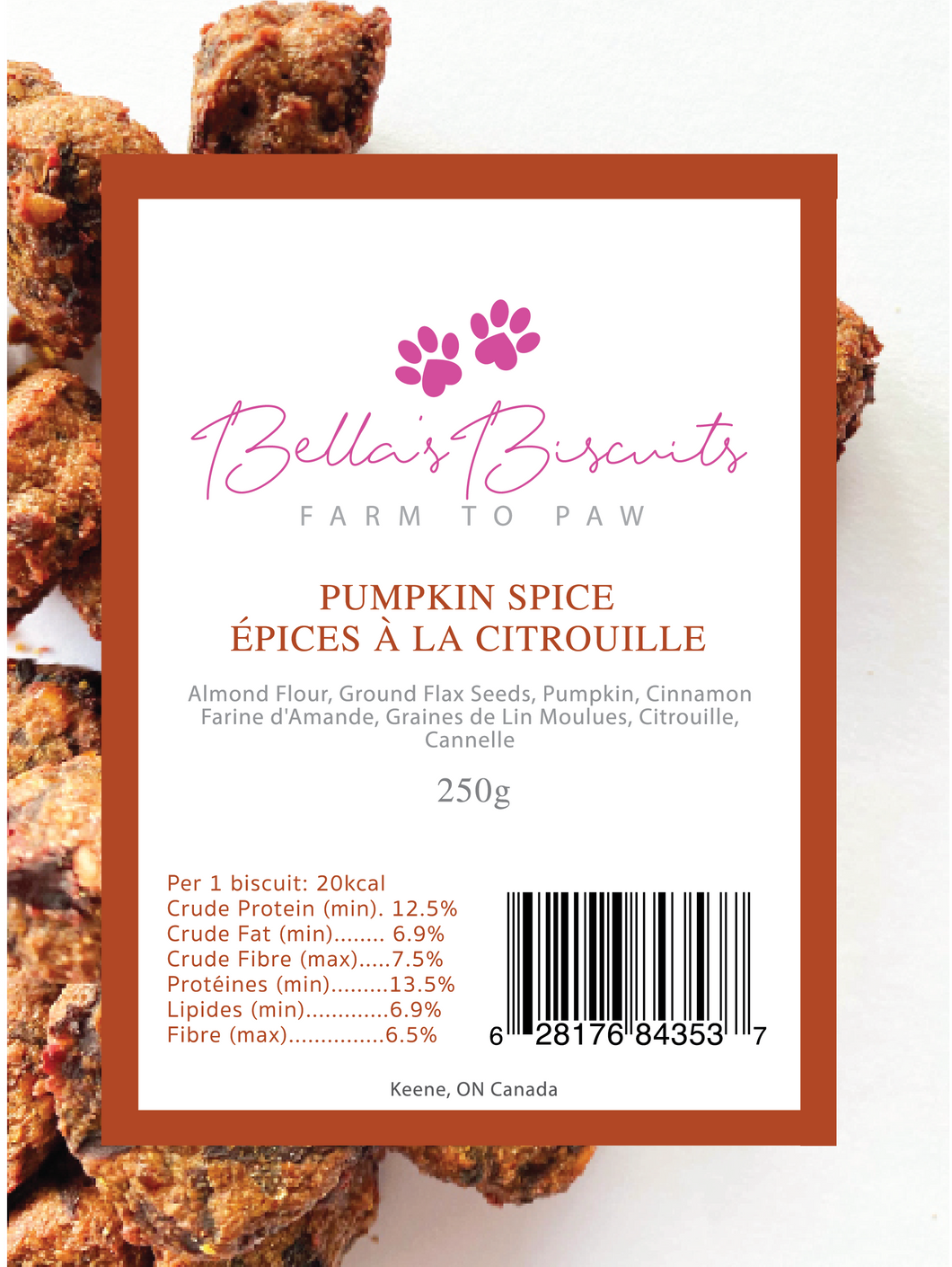 Bella's Biscuits - Pumpkin Spice