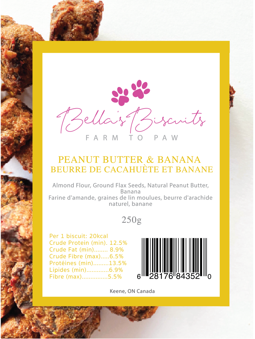 Bella's Biscuits - Peanut Butter and Banana