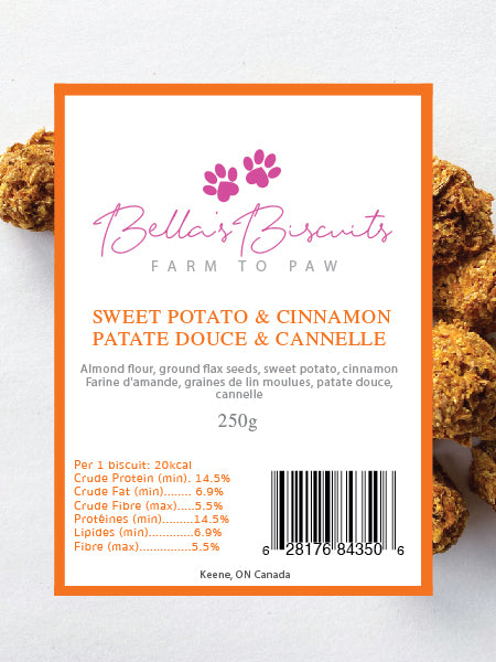 Bella's Biscuits - Sweet Potato and Cinnamon